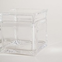 FRASCO CUADRADO CRYSTALINO 400 ML