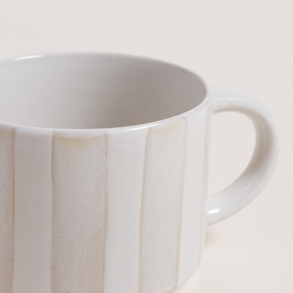 MUG GATHER CREAM 440 ML