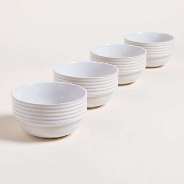 SET X 4 BOWLS LINES EN RACK 450 ML