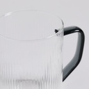 SET X 2 MUGS DE BOROSILICATO CON MANGO NEGRO 360 