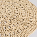 SET X 6 INDIVIDUALES REDONDOS 38 CM