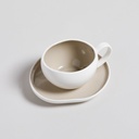 SET DE TAZA Y PLATO SUMIDA 220 ML VASSA HOME