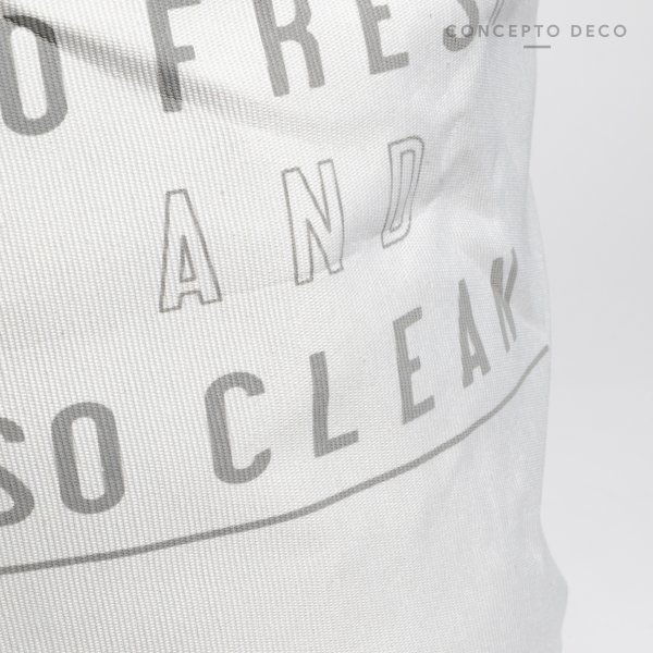 CESTO LAUNDRY FRESH AND CLEAN BLANCO 39X35DIAM