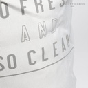 CESTO LAUNDRY FRESH AND CLEAN BLANCO 39X35DIAM