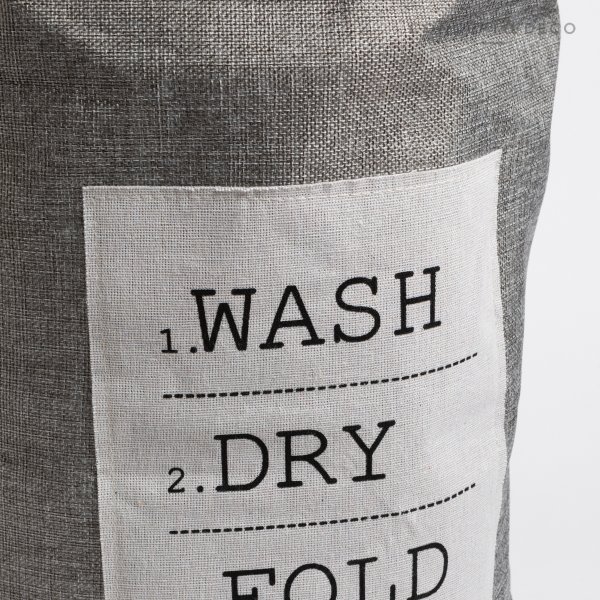 CESTO LAUNDRY 1,2,3 GRIS 39X35DIAM