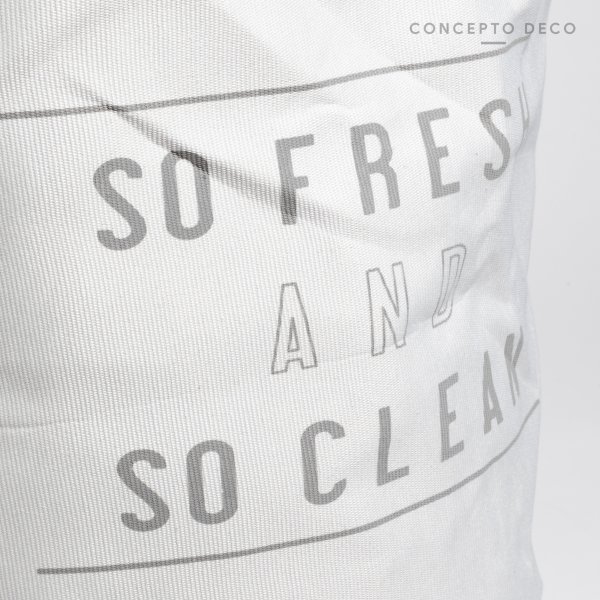 CESTO LAUNDRY FRESH AND CLEAN BLANCO 45X35DIAM