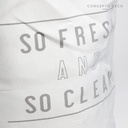 CESTO LAUNDRY FRESH AND CLEAN BLANCO 45X35DIAM