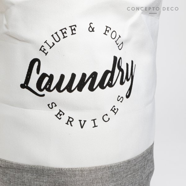 CESTO LAUNDRY 1,2,3 GRIS 45X35DIAM