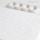 CORTINA MICROFIBRA OCTÁGONO 180X1802CM
