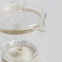 CAFETERA TIPO ITALIANA DE BOROSILICATO 240 ML VASSA HOME