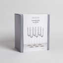 SET X 6 COPAS DE CHAMPAGNE VITTORIA 160 ML VASSA HOME