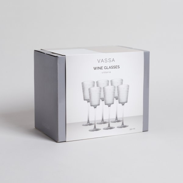 SET X 6 COPAS VITTORIA 350 ML VASSA HOME