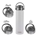 BOTELLA DEPORTIVA AKWA ACERO INOX 650 CC BLANCO WATERDOG