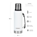 TERMO WATERDOG OMBÚ 1 LT MANIJA PICO CEBADOR BLANCO