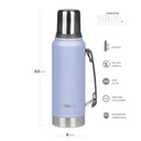 TERMO WATERDOG 1000 CC LAVANDA WATERDOG
