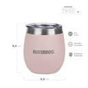 COPON 240 CC ROSA ACERO INOX  WATERDOG