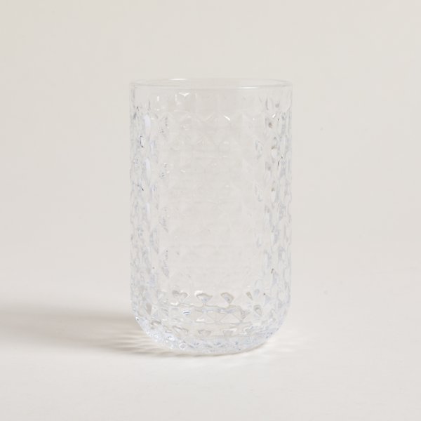 SET X 6 VASOS ALTOS ROMB 350 ML