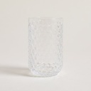 SET X 6 VASOS ALTOS ROMB 350 ML