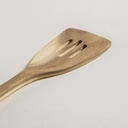 ESPATULA ACANALADA DE MADERA DE ACACIA 30,5 CM