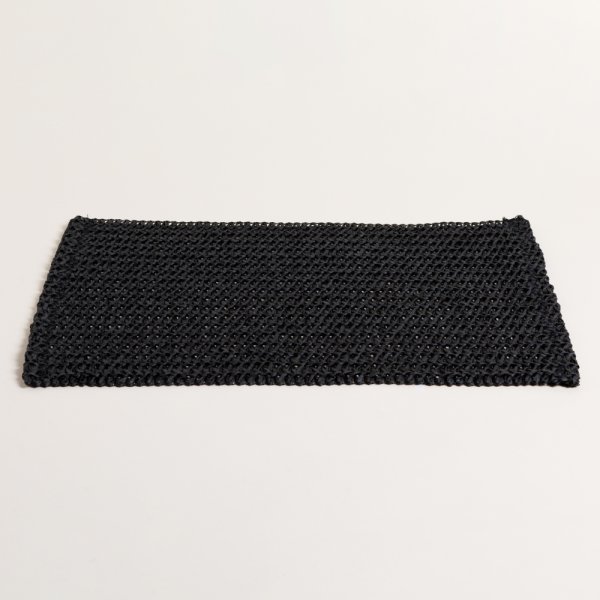 INDIVIDUAL RECTANGULAR KOLKATA NEGRO 30X45 CM