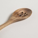CUCHARON ACANALADO DE MADERA DE ACACIA 30,5 CM