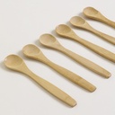 SET X 12 CUCHARITAS RED DE MADERA 16 CM