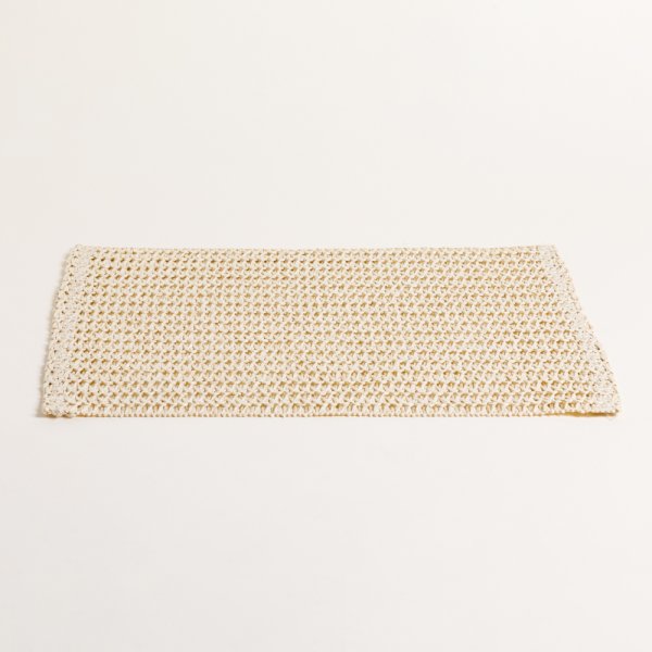 INDIVIDUAL RECTANGULAR KOLKATA BEIGE 30X45 CM