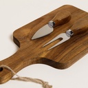 TABLA Y UTENSILIOS PARA QUESO DE ACACIA KIKAR 28,5