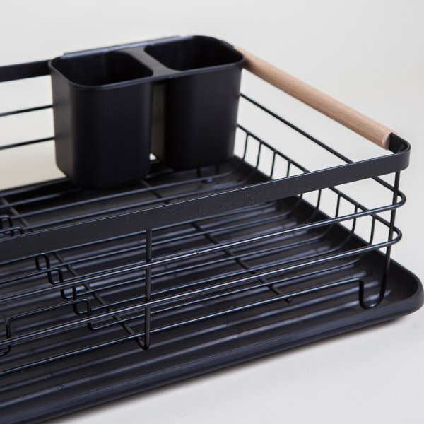 ESCURRIDOR DE PLATOS CON PORTA UTENSILIOS 43X31 CM