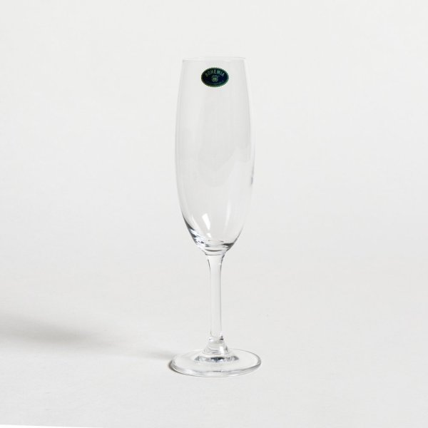 SET X 6 COPAS DE CHAMPAGNE DE CRISTAL DE BOHEMIA S