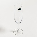 SET X 6 COPAS DE CHAMPAGNE DE CRISTAL DE BOHEMIA S