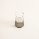 VASO DE BOROSILICATO RAYADO DELUXE 200 ML