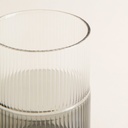 VASO DE BOROSILICATO RAYADO DELUXE 200 ML