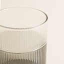 VASO DE BOROSILICATO RAYADO DELUXE 150 ML