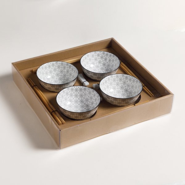 SET DE SUSHI REDONDO PARA 4 GINZA 12 CM