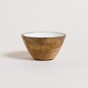 BOWL DE MADERA ESMALTADA SAHA 300 ML