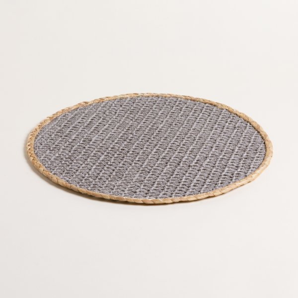 INDIVIDUAL REDONDO PUNE GRIS 38 CM