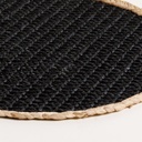 INDIVIDUAL REDONDO PUNE NEGRO 38 CM