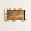 BANDEJA CUADRADA SUNDARA 40X25 CM