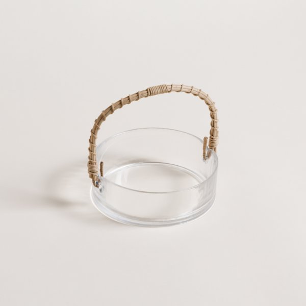 BOWL CON MANIJA DE RATAN MILVIO 5X16,5 CM