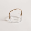 BOWL CON MANIJA DE RATAN MILVIO 5X16,5 CM