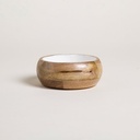 MINI BOWL DE MADERA ESMALTADA SAHA 200 ML
