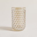 SET X 6 VASOS ALTOS ROMB CHAMPAGNE 350 ML