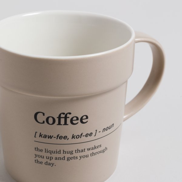 MUG KAFFA GREY 400 ML VASSA HOME