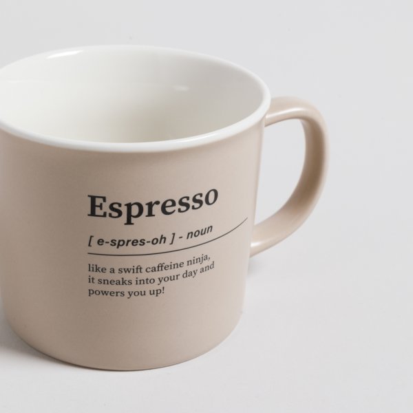 MUG OROMO GREY 300 ML VASSA HOME