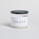 FRASCO REDONDO CON BORDE DE SILICONA 1600 ML VASSA HOME