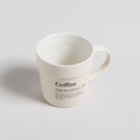 MUG KAFFA CREAM 400 ML VASSA HOME