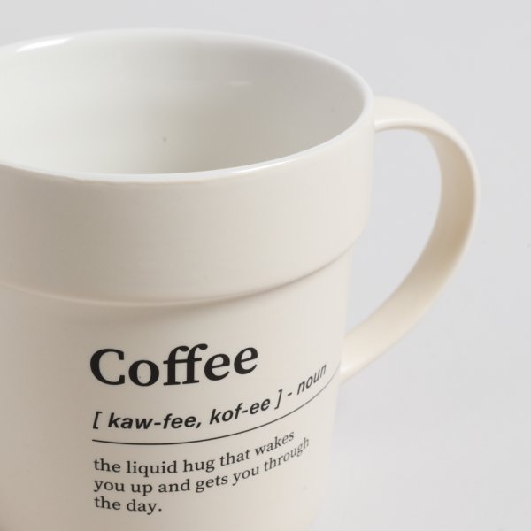 MUG KAFFA CREAM 400 ML VASSA HOME