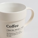 MUG KAFFA CREAM 400 ML VASSA HOME