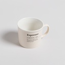 MUG OROMO CREAM 300 ML VASSA HOME